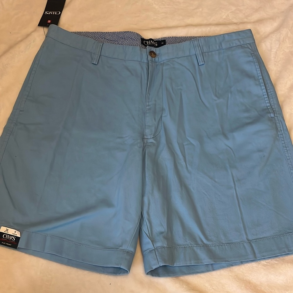 Mens light blue shorts